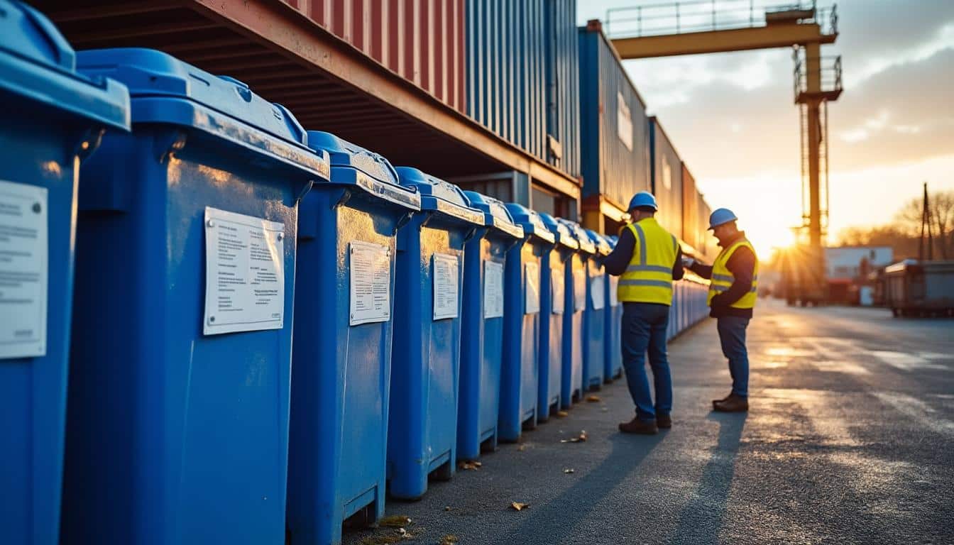 Illustration: Découvrir les différents types de conteneurs bleus adaptés à chaque besoin