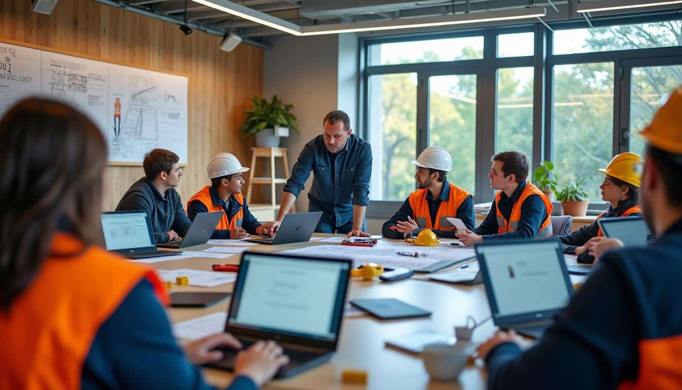 Illustration: Comprendre le rôle de la plateforme NetYParéo dans la formation au BTP