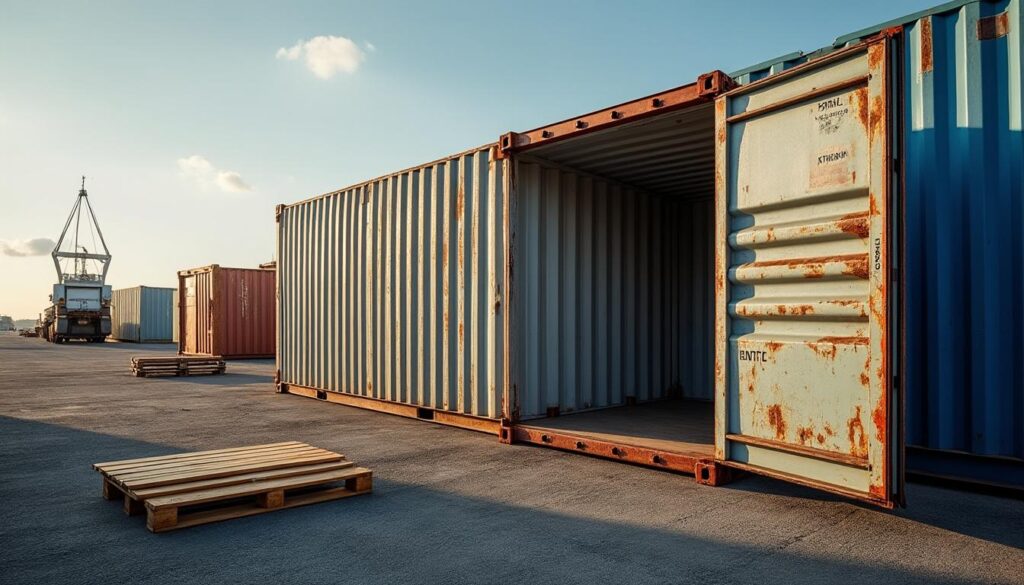 Surface du container 40 pieds : dimensions et usages optimisés