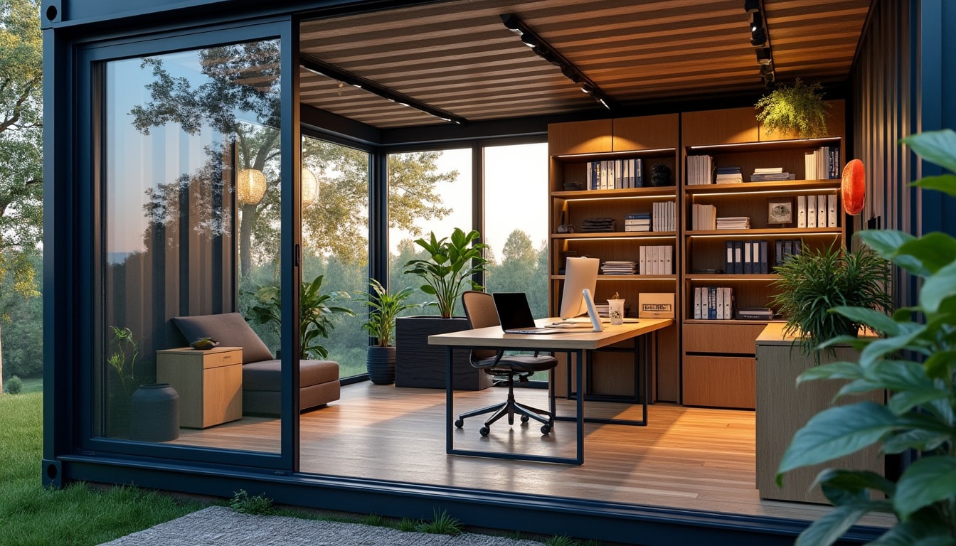 Illustration: Comprendre ce qu’est un bureau aménagé à partir d’un container