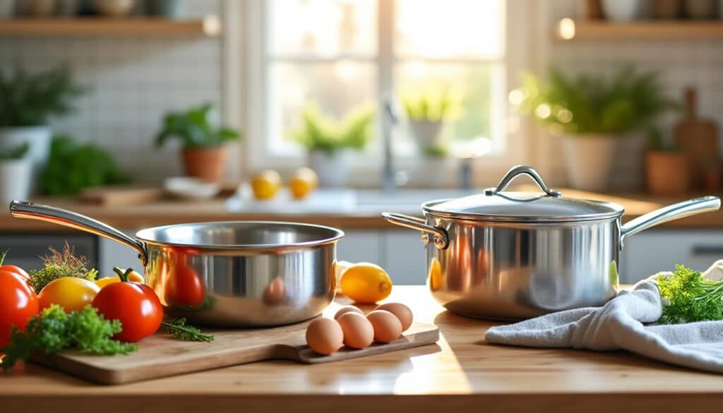 Poêle en acier ou en inox : comment choisir la meilleure pour cuisiner