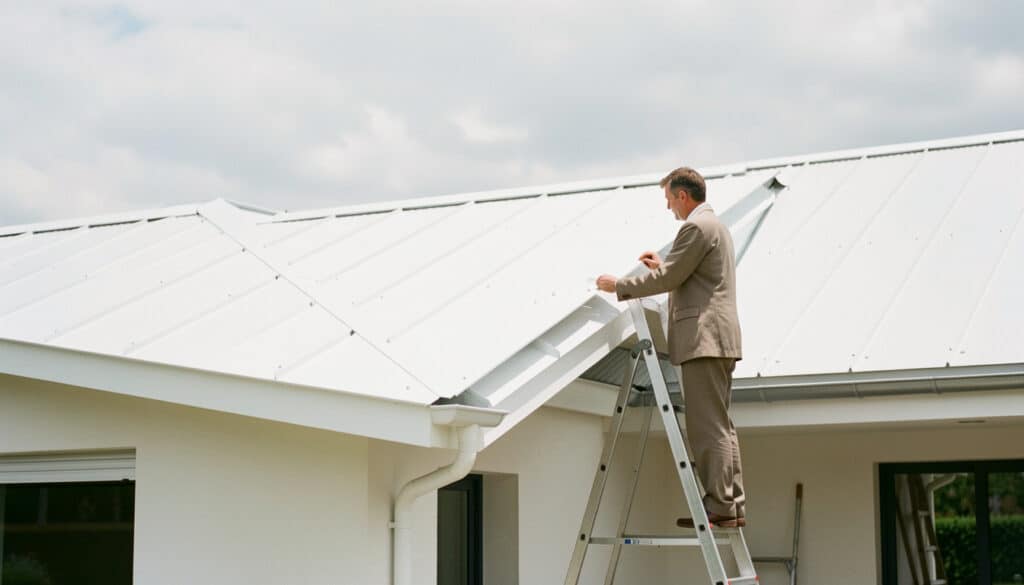 Toiture en bac acier blanc : usages, pose et choix