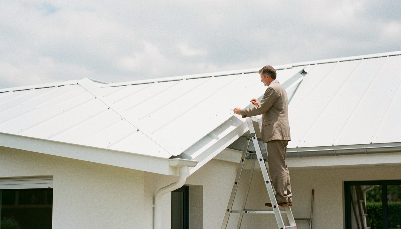 Toiture en bac acier blanc : usages, pose et choix