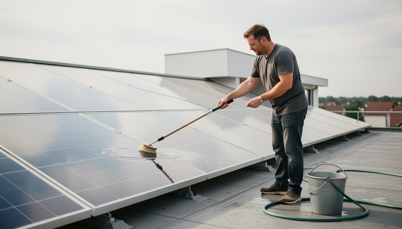 Comment nettoyer ses panneaux solaires sans les abîmer