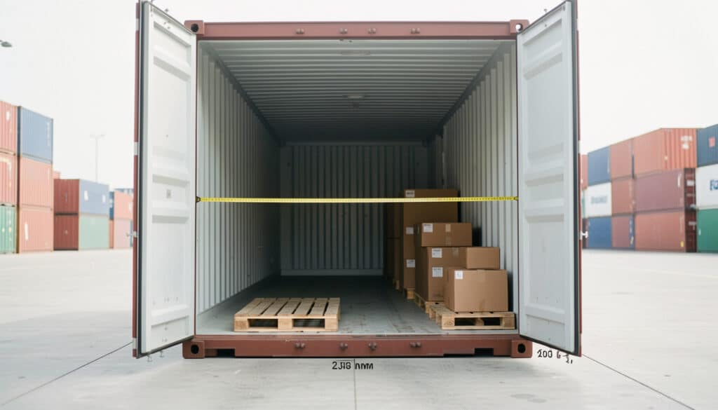 Largeur d’un conteneur : dimensions et espace utile